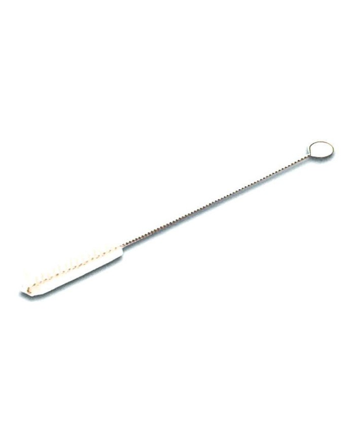 Spazzolini manico in acciaio spazzola in nylon con ciuffo, 12 x 70mm, l.200mm, cf.5