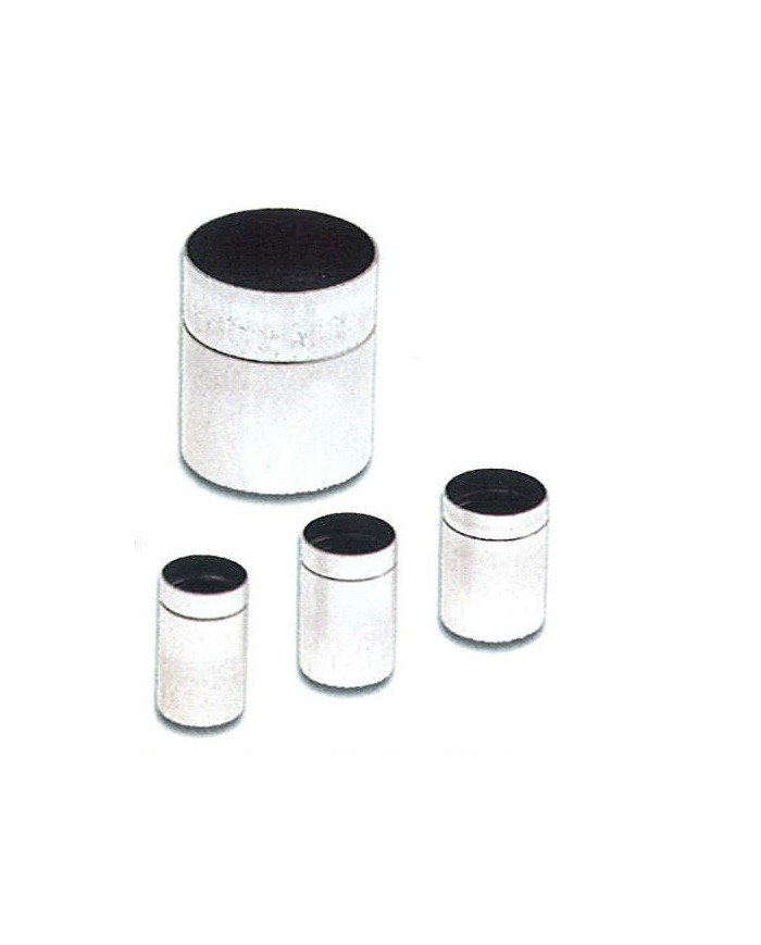 Tappo in alluminio per coltura 19-20mm h.31mm, colore rosso, cf.10