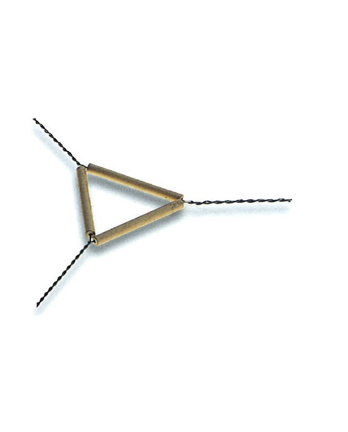 Triangoli in ferro zincato lati 40mm