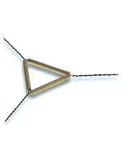 Triangoli in ferro zincato lati 40mm