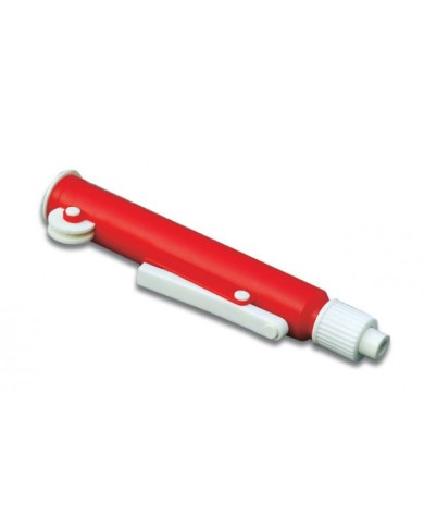 Aspirapipette manuale 25ml rosso