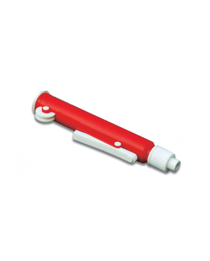 Aspirapipette manuale 25ml rosso