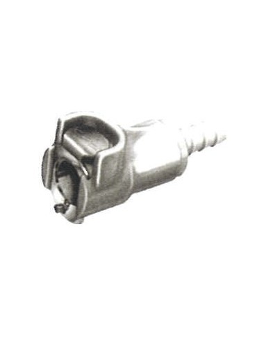 Raccordo PLC femmina, portagomma in derlin senza valvola, 6,5mm