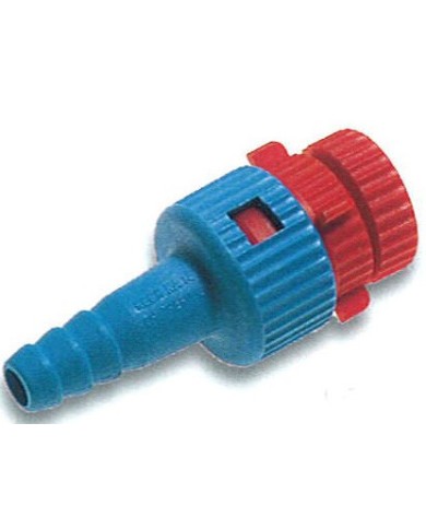 Raccordo Keck in poliestere per tubi max. 11mm, attacchi a vite GL14