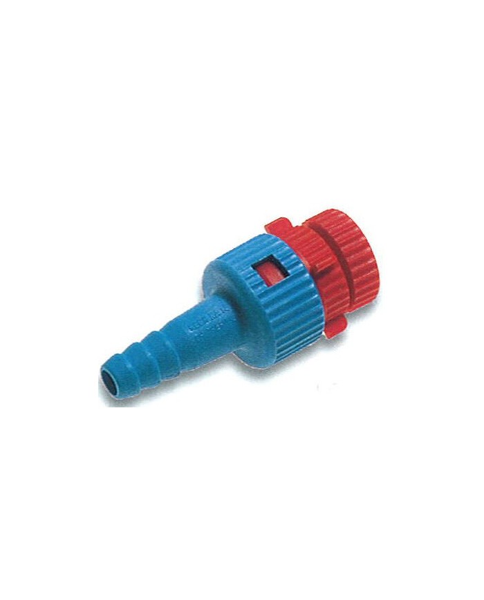 Raccordo Keck in poliestere per tubi max. 11mm, attacchi a vite GL14