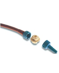 Raccordo Keck in poliestere doppio attacco per tubi 8mm