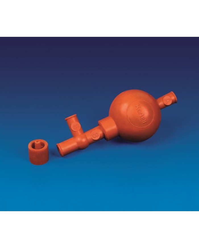 Propipetta a tre valvole rossa standard