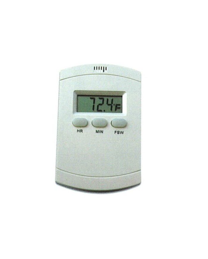 Termometro digitale e orologio da parete, temp.0+50¡C