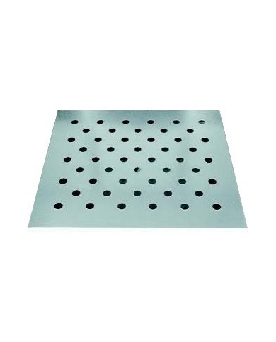 Ripiani in lamiera forata, in acciaio inox