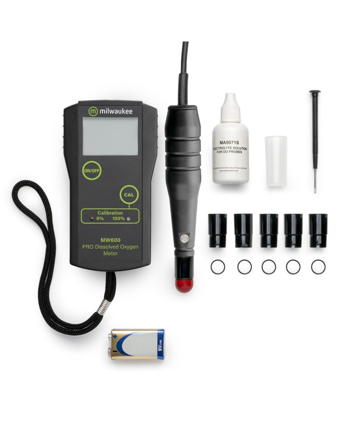 Portable dissolved oxygen meter MW600 – D.O.