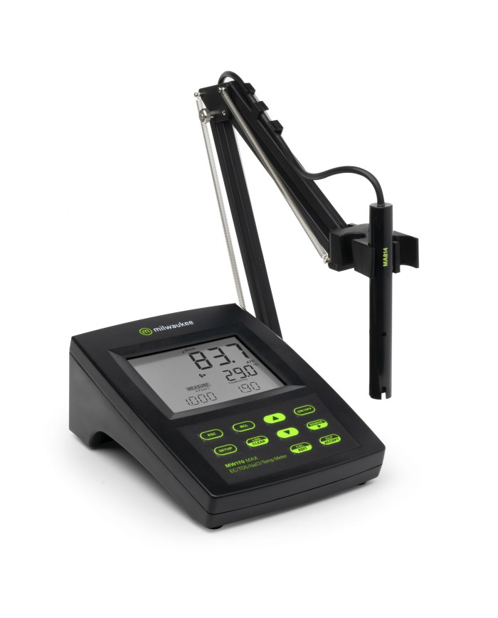 Conduttimetro da banco professionale MW170 – EC/TDS/Salinità/Temperatura