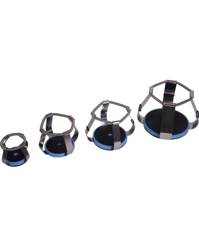 Fixing clips for flasks and beakers