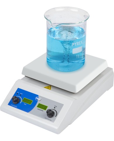 Aluminum stirrer with heating - F600