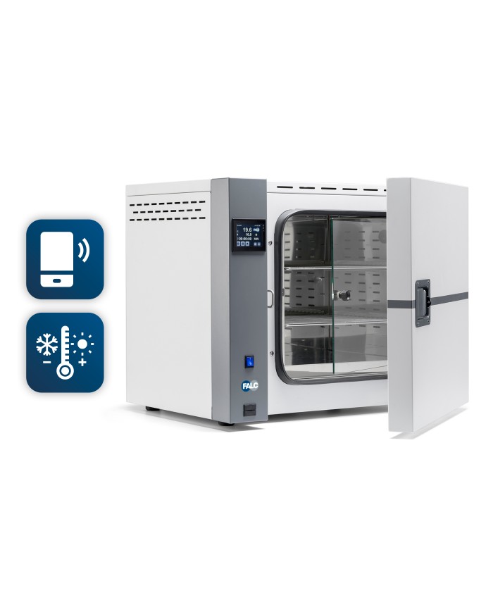 Incubatore refrigerato con rampe da 120 lt - ICT-AR 120T