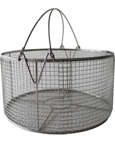 STAINLESS STEEL BASKET ф 360x280 MM STAINLESS STEEL BASKET ф 360x280 MM