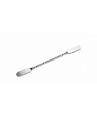 Spatola acciaio inox, paletta angoli arrotond. leggerm.pieg.20x60mm, l.300mm